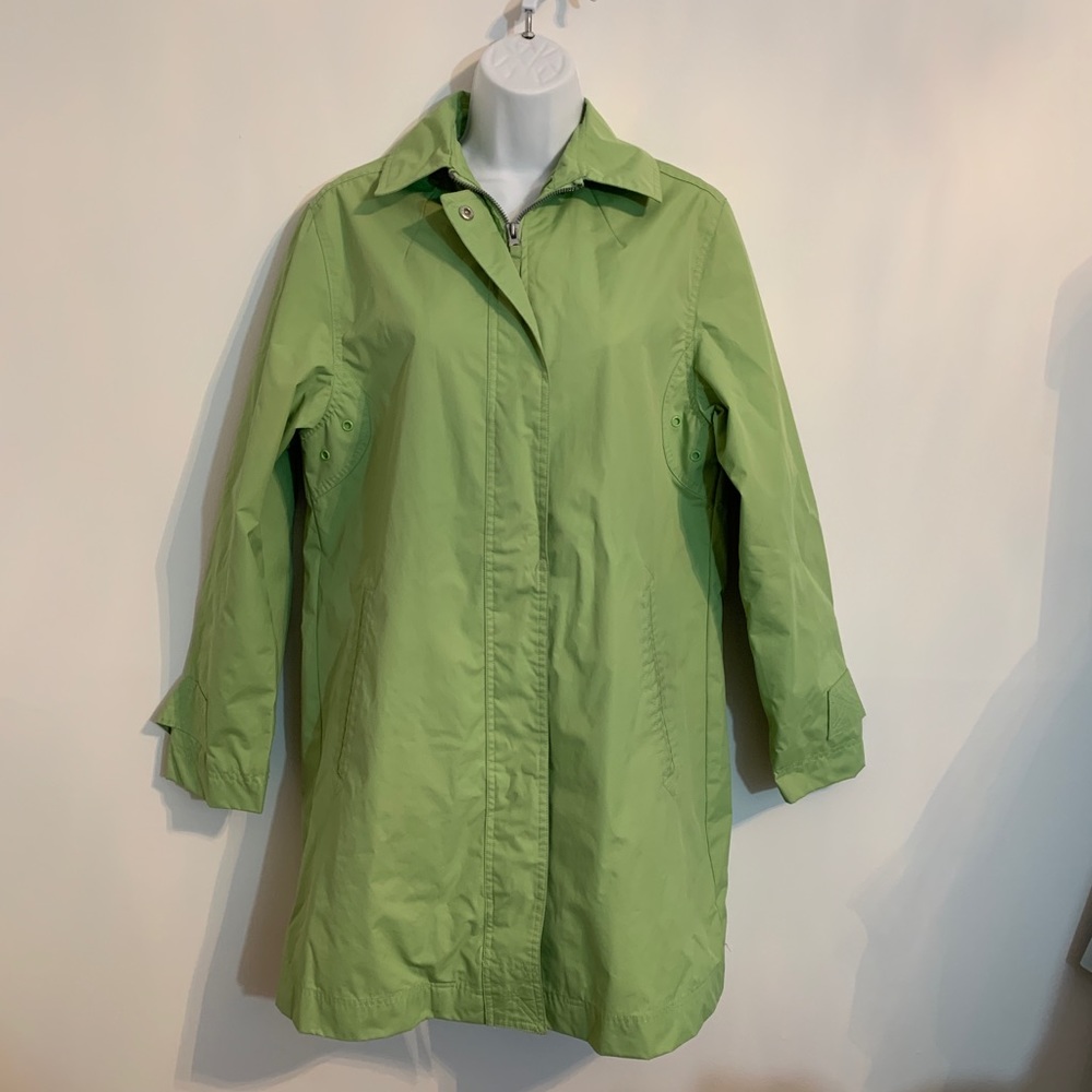 Green rain coat by White Stag. Size small 4 / 6